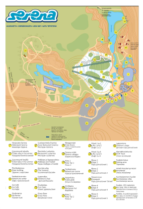 serena kartta Area map   Serena